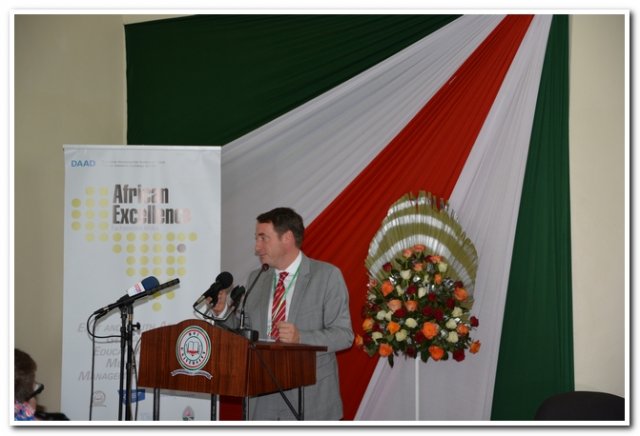 dvc oldenburg university-germany giving his speech during thye launch